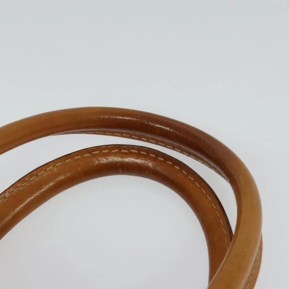 Christian Dior Hand Bag Leather PVC Gray Gold Auth - Picture 9 of 16